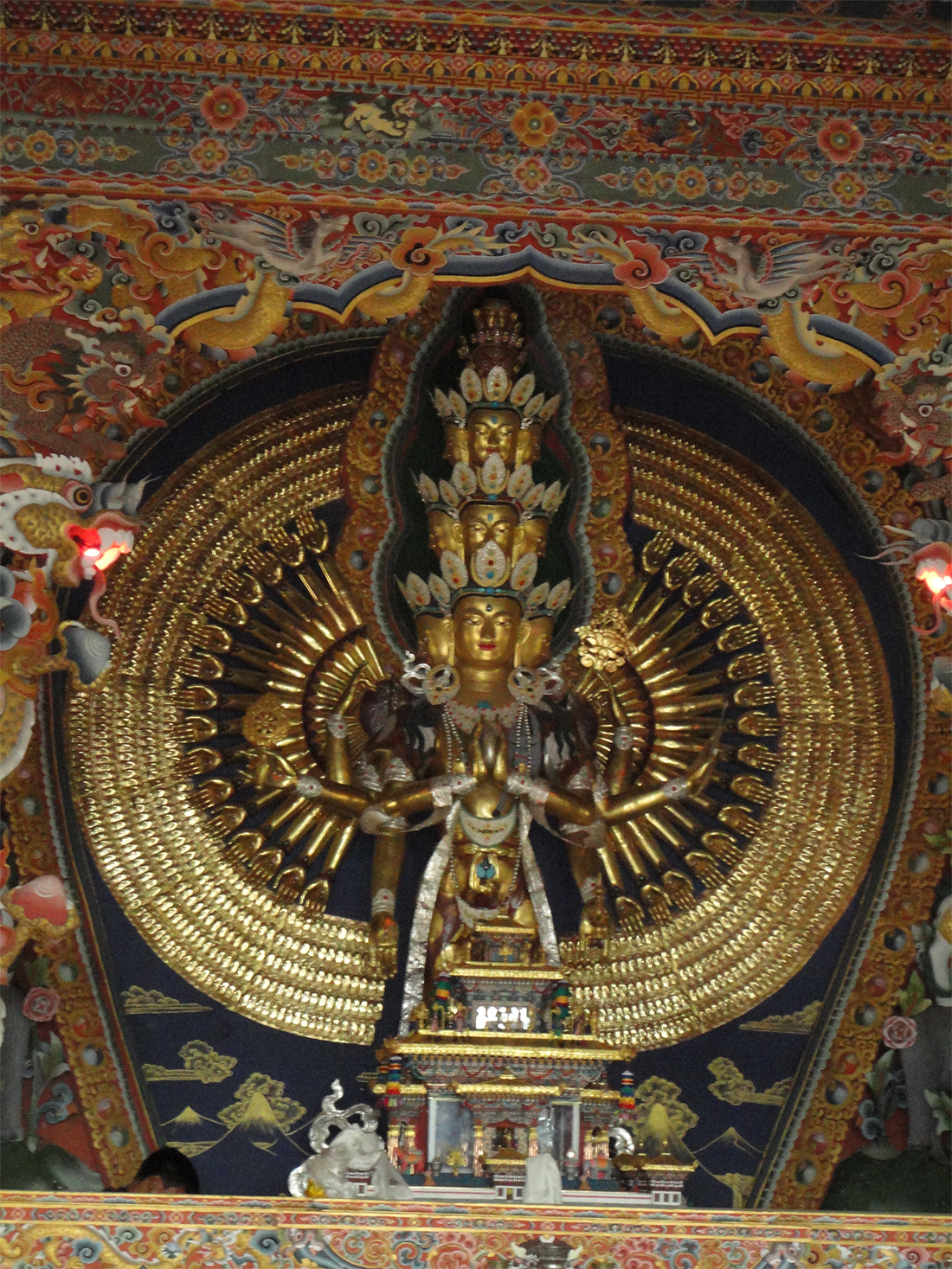 Chenrezi Chaktong Chentong Statue 14 feet 